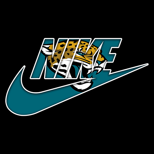 Jacksonville Jaguars Nike logo iron on paper